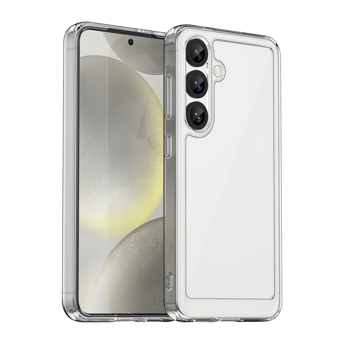 Outer Space Θήκη Με Gel Πλαίσιο Για Samsung Galaxy S25 - Clear Black – Θήκη για κινητό από το PhoneBazaar.gr