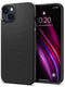 Η θήκη Spigen Liquid Air iPhone 14 σε Μαύρο Ματ είναι μια premium θήκη με υφή TPU με γεωμετρικό σχέδιο, που προσφέρει προστασία από τις γρατσουνιές και ενισχύοντας την κομψότητα. Η οθόνη του τηλεφώνου εμφανίζει ένα πολύχρωμο αφηρημένο φόντο με 