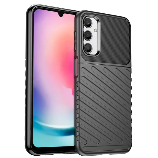 Thunder Θήκη Θήκη Για Samsung Galaxy A24 4G Silicone Armor Θήκη Black – Θήκη για κινητό από το PhoneBazaar.gr