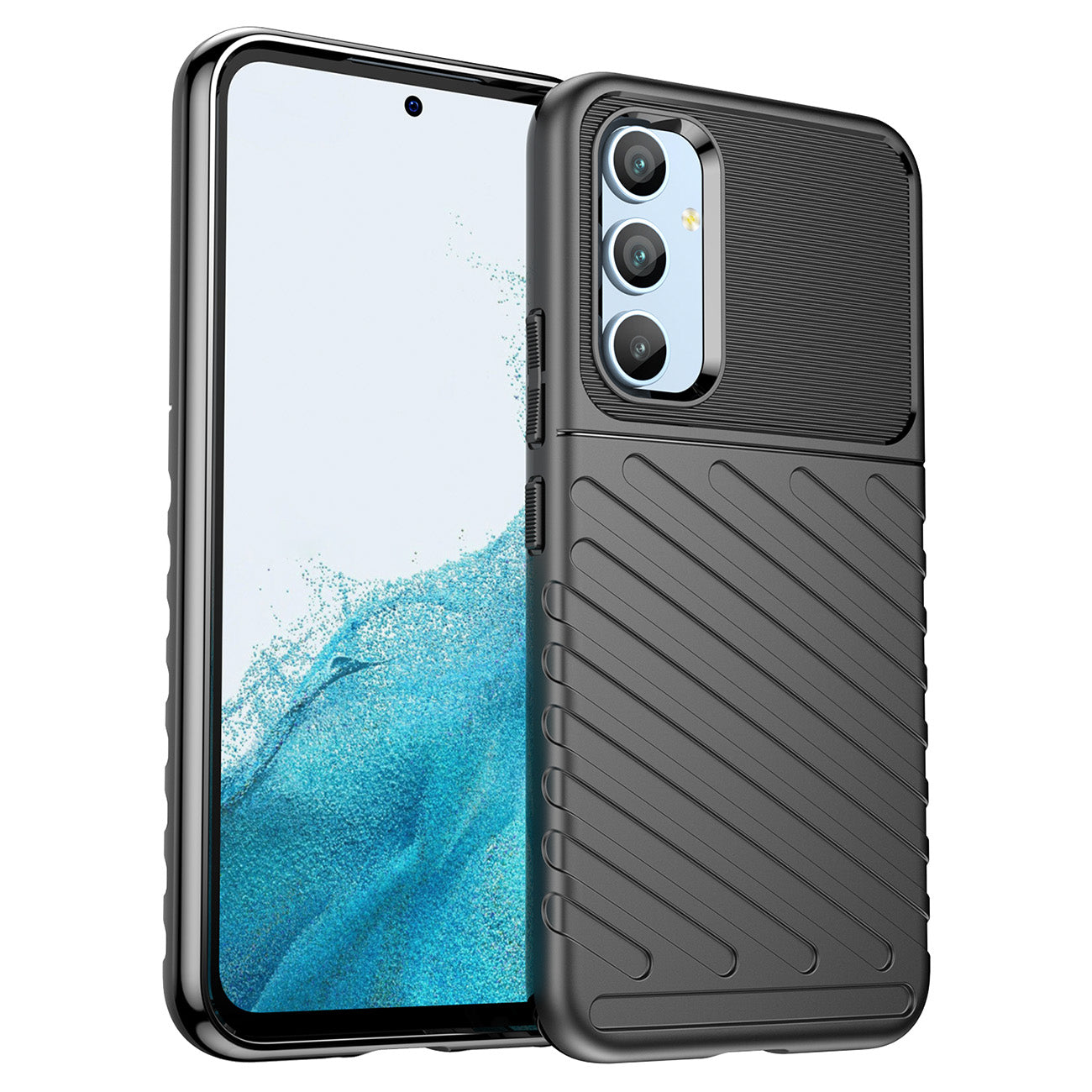 Thunder Θήκη Θήκη Για Samsung Galaxy A54 5G Silicone Armor Θήκη Black – Θήκη για κινητό από το PhoneBazaar.gr