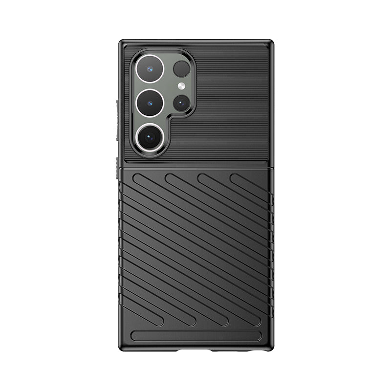 Thunder Θήκη Armored Θήκη Για Samsung Galaxy S24 Ultra - Black – Θήκη για κινητό από το PhoneBazaar.gr