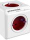 Allocacoc® Powercube |Original Usb| Πολύπριζο 4 Θέσεων & 2 Usb - Κόκκινο - 1202Rd/Deoupc – Θήκη για κινητό από το PhoneBazaar.gr