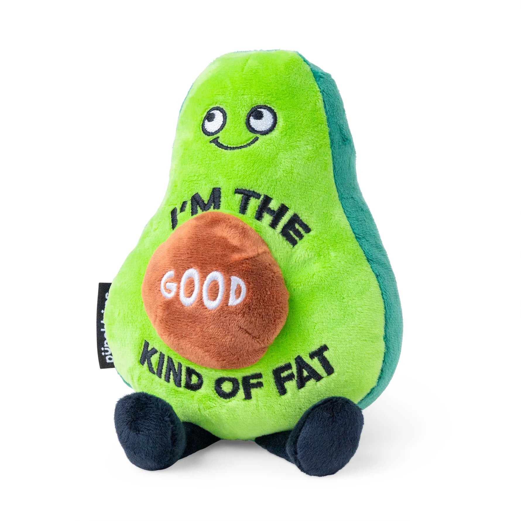 Punchkins Plush Avocado Λούτρινο – "I'M The Good Kind Of Fat" – Θήκη για κινητό από το PhoneBazaar.gr