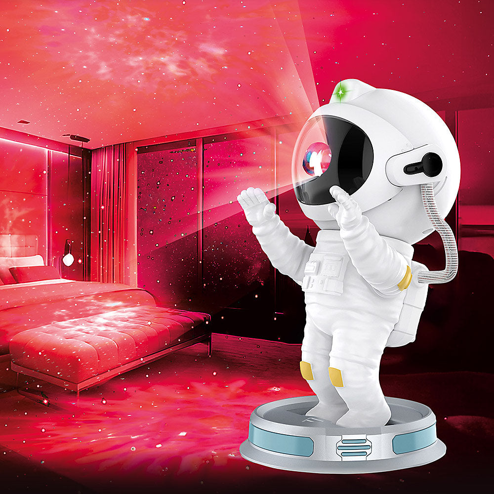 The Source –  Astronaut Projector – Προβολέας & Φωτιστικό Νυκτός με 8 Εφέ Νεφελώματος και Περιστρεφόμενο Κράνος