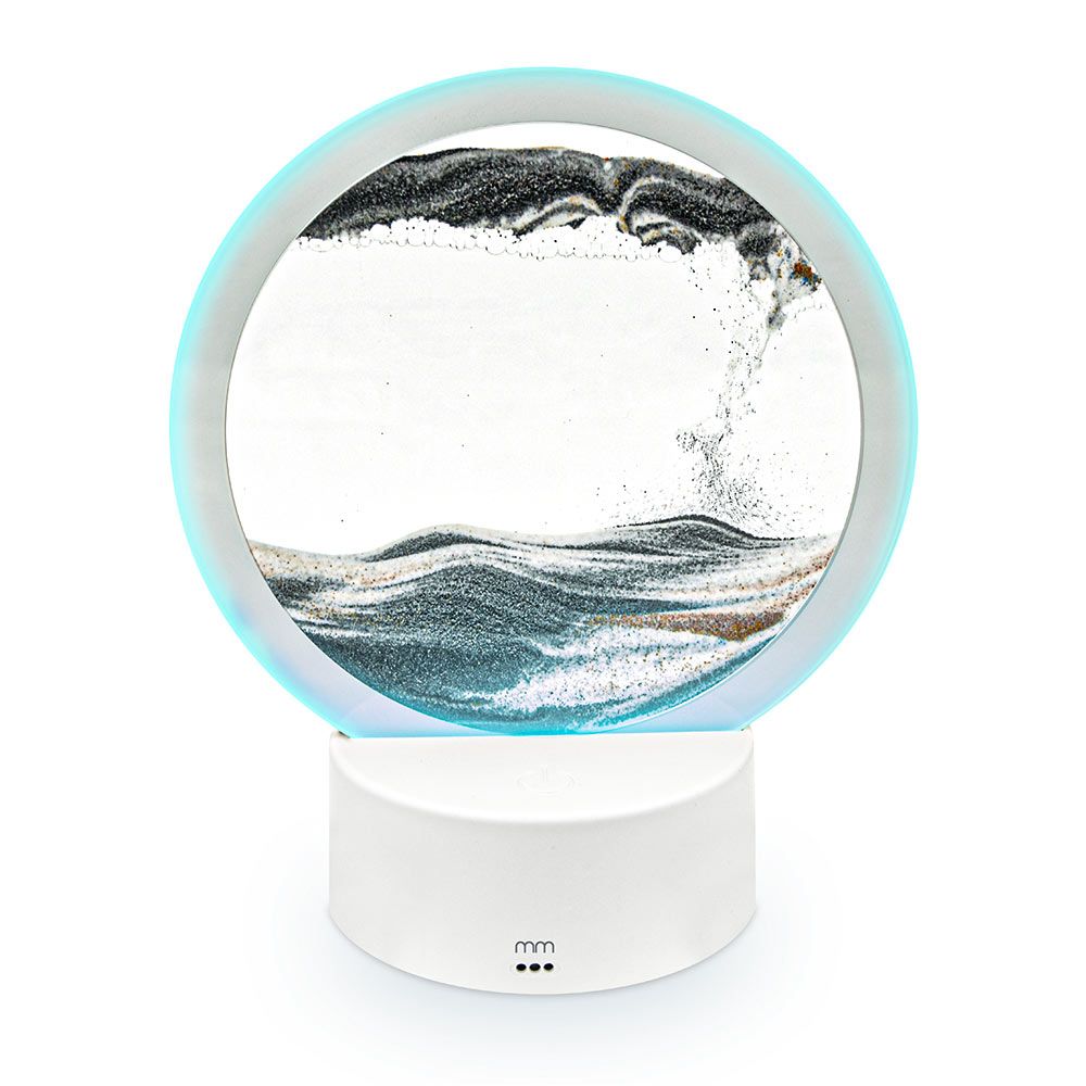 Sandscape Lamp – Περιστρεφόμενο 3D Διακοσμητικό Φωτιστικό Με Κινούμενη Άμμο (Κυκλικό) – Θήκη για κινητό από το PhoneBazaar.gr