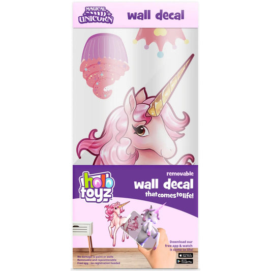 Holotoyz – Magical Unicorn Ar Wall Decals Τεράστιο Αυτοκόλλητο Τοίχου Επαυξημένης Πραγματικότητας Με Εικόνες Που Ζωντανεύουν Σε Κινούμενα Σχέδια – Θήκη για κινητό από το PhoneBazaar.gr