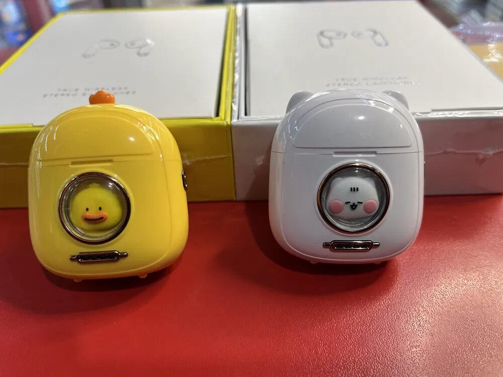 XO G6 TWS Earbuds Bluetooth Handsfree Ακουστικά με Θήκη Φόρτισης Κίτρινα (Pet Series)