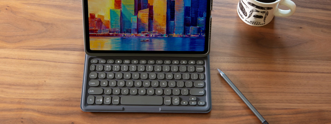 ZAGG Pro Keys Θήκη με πληκτρολόγιο για Apple iPad 10,9" (4ης & 5ης Γενιάς) σε charcoal χρώμα (UK) - 103407271